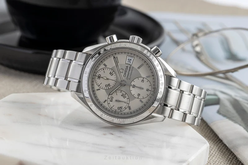 Omega Speedmaster Date chronograph steel automatic men's watch 3513.30.00 LP: 6100EUR [2504114]