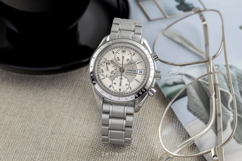 Omega Speedmaster Date chronograph steel automatic men's watch 3513.30.00 LP: 6100EUR [2504114]