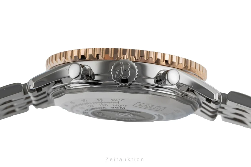Breitling Navitimer chronograph steel / gold automatic men's watch U13324 LP: 8150EUR [2504541]