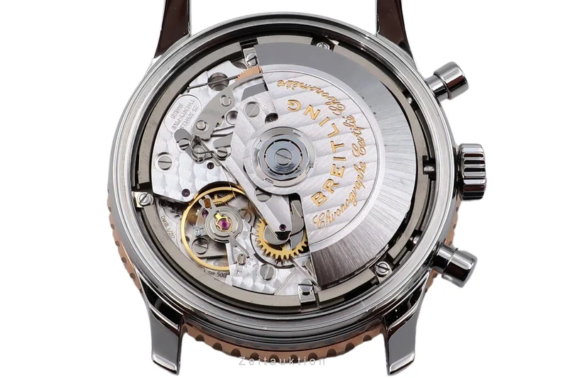 Breitling Navitimer chronograph steel / gold automatic men's watch U13324 LP: 8150EUR [2504541]