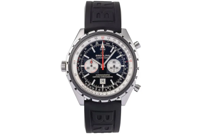 Breitling Chrono-Matic chronograph steel automatic men's watch A41360 [2504061]