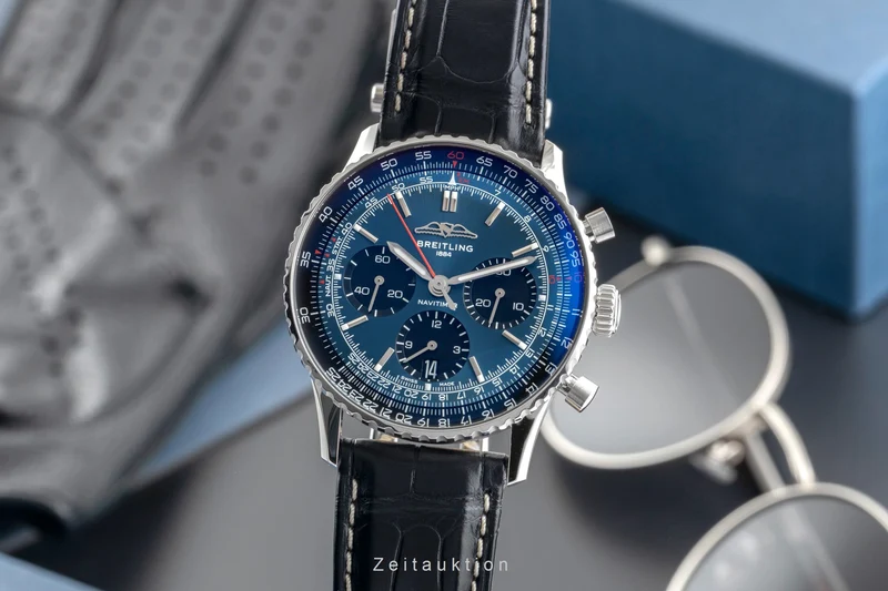 Breitling Navitimer 01 chronograph steel automatic men's watch AB0139241C1P1 LP: 9300EUR [2505059]