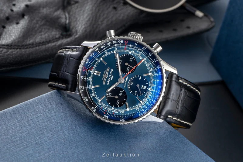 Breitling Navitimer 01 chronograph steel automatic men's watch AB0139241C1P1 LP: 9300EUR [2505059]
