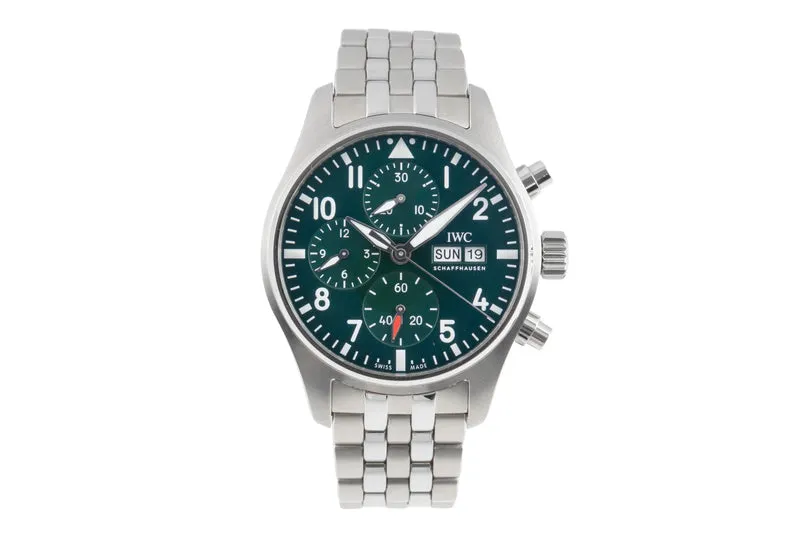IWC Fliegerchronograph chronograph steel automatic men's watch IW388104 LP: 9300EUR [2504933]