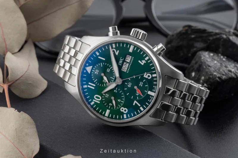 IWC Fliegerchronograph chronograph steel automatic men's watch IW388104 LP: 9300EUR [2504933]