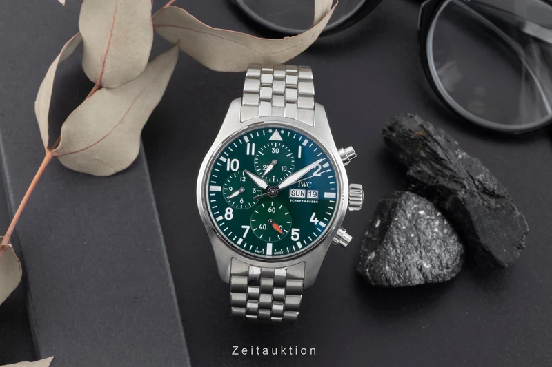 IWC Fliegerchronograph chronograph steel automatic men's watch IW388104 LP: 9300EUR [2504933]