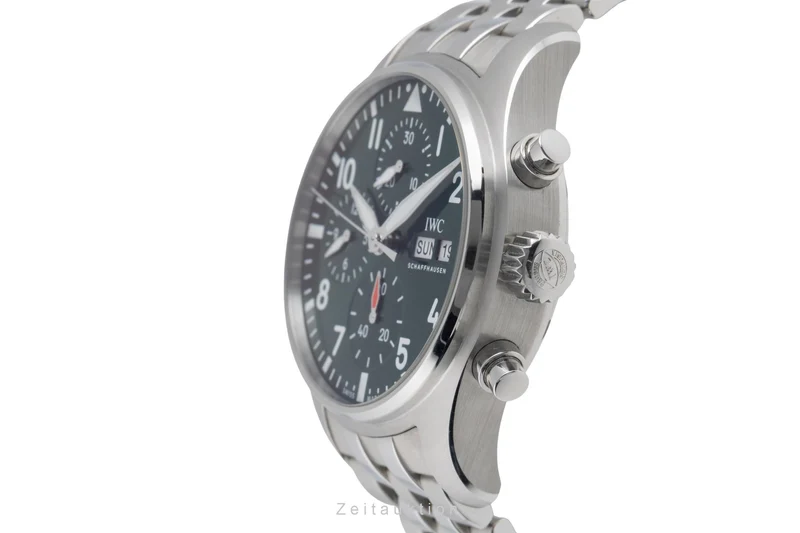 IWC Fliegerchronograph chronograph steel automatic men's watch IW388104 LP: 9300EUR [2504933]