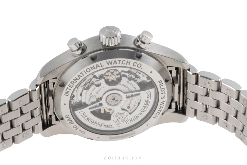 IWC Fliegerchronograph chronograph steel automatic men's watch IW388104 LP: 9300EUR [2504933]
