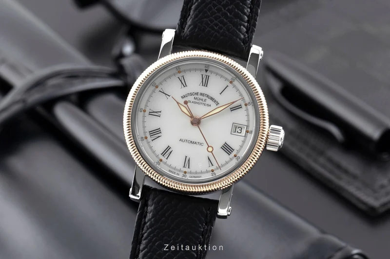 Mühle Medium steel / gold automatic men's watch M1-31-70, M31-71/3LB [2504606]