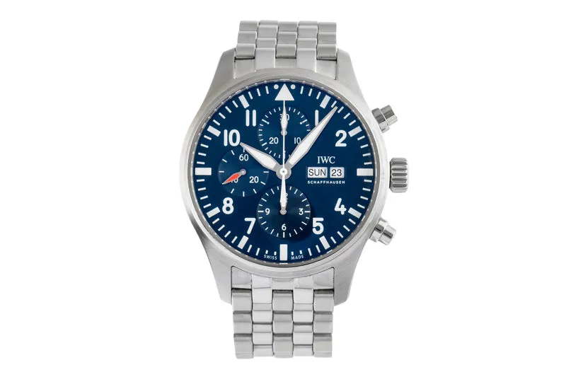 IWC Fliegerchronograph chronograph steel automatic men's watch IW377717 LP: 8800EUR [2503099]