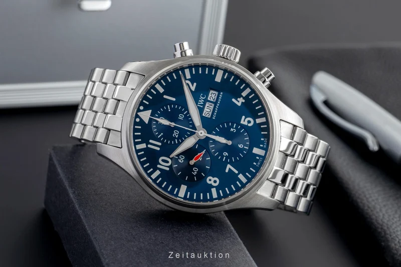 IWC Fliegerchronograph chronograph steel automatic men's watch IW377717 LP: 8800EUR [2503099]