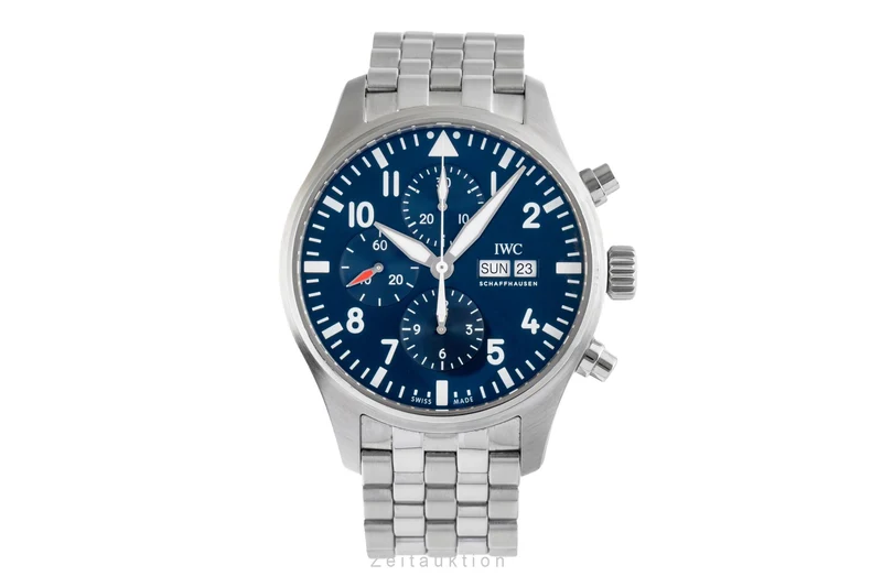 IWC Fliegerchronograph chronograph steel automatic men's watch IW377717 LP: 8800EUR [2503099]