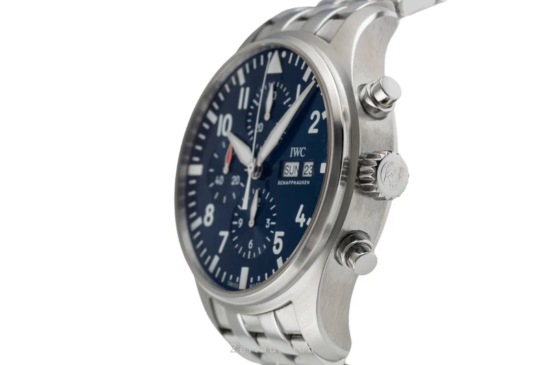 IWC Fliegerchronograph chronograph steel automatic men's watch IW377717 LP: 8800EUR [2503099]