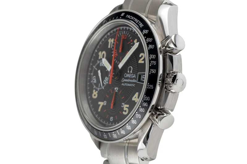 Omega Speedmaster Date chronograph steel automatic men's watch 3813.53.00 LP: 6100EUR [2503661]