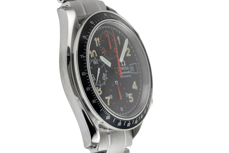 Omega Speedmaster Date chronograph steel automatic men's watch 3813.53.00 LP: 6100EUR [2503661]