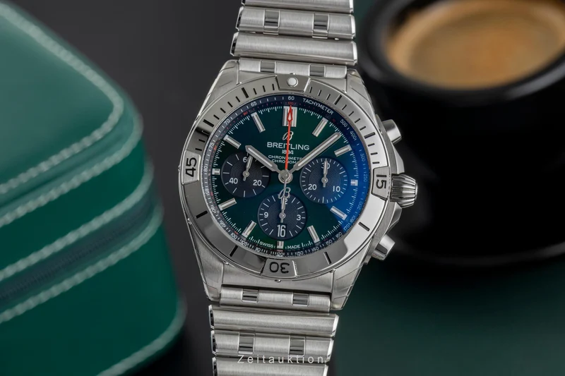 Breitling Chronomat chronograph steel automatic men's watch AB0134101L1A1 LP: 9200EUR [2504887]