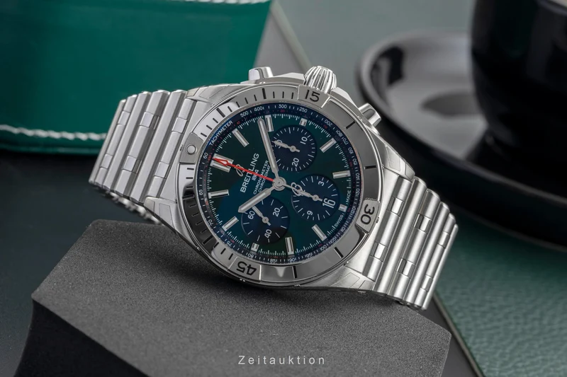 Breitling Chronomat chronograph steel automatic men's watch AB0134101L1A1 LP: 9200EUR [2504887]