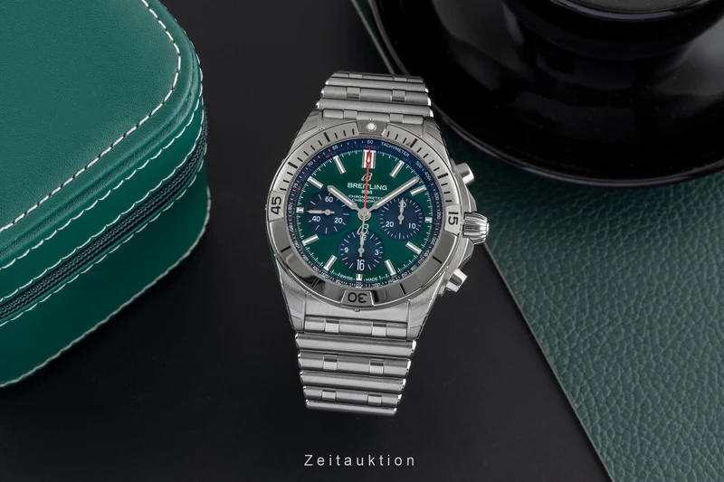 Breitling Chronomat chronograph steel automatic men's watch AB0134101L1A1 LP: 9200EUR [2504887]