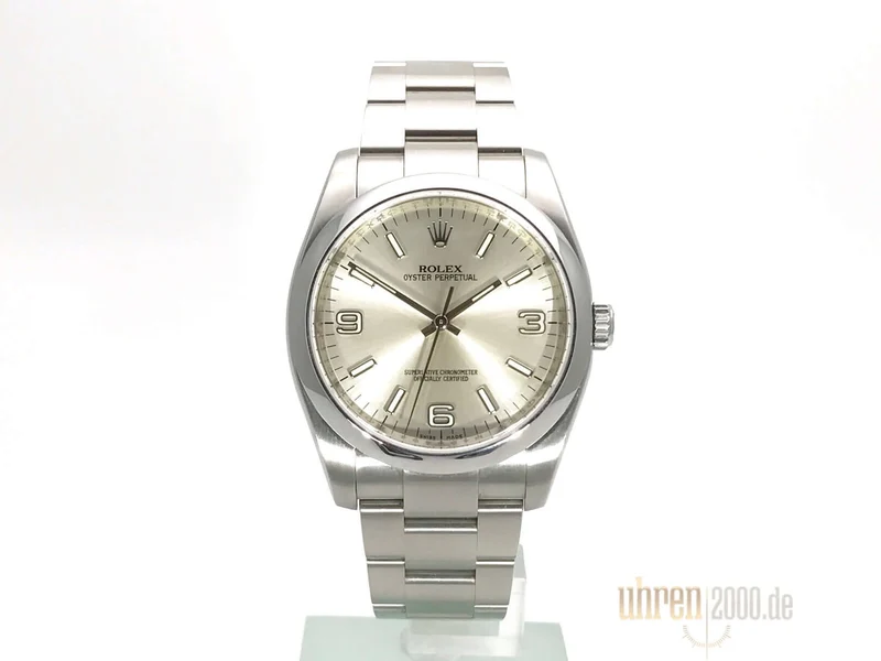 Rolex Oyster Perpetual 36 116000 Silber aus 2010