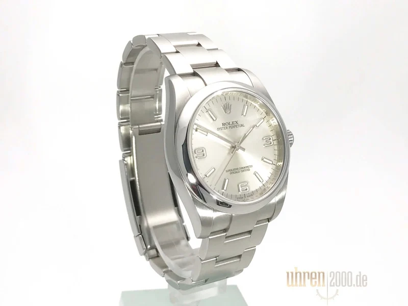 Rolex Oyster Perpetual 36 116000 Silber aus 2010