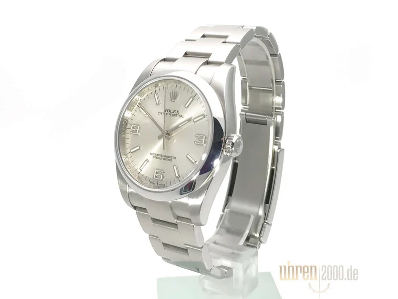 Rolex Oyster Perpetual 36 116000 Silber aus 2010