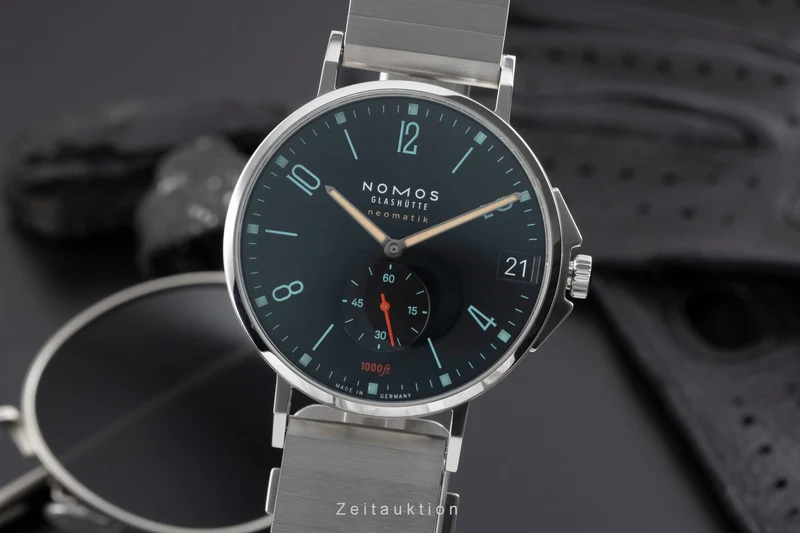 Nomos Tangente Sport steel automatic men's watch 581 LP: 4380EUR [2504347]