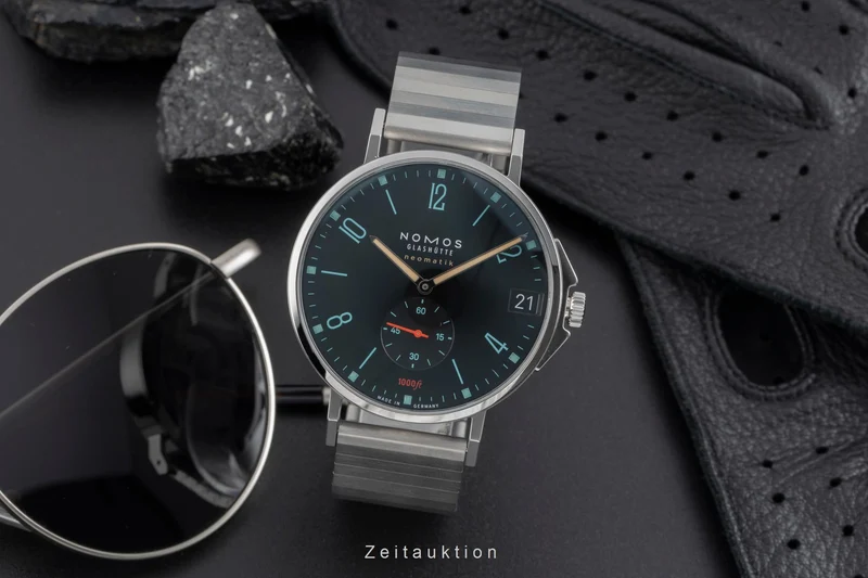 Nomos Tangente Sport steel automatic men's watch 581 LP: 4380EUR [2504347]