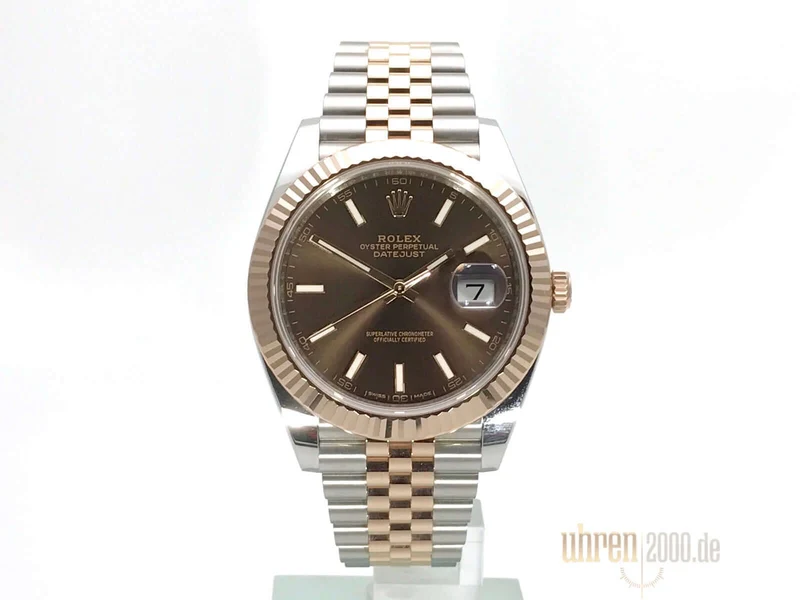 Rolex Datejust 41 126331 Jubile-Band Choco Index aus 2017
