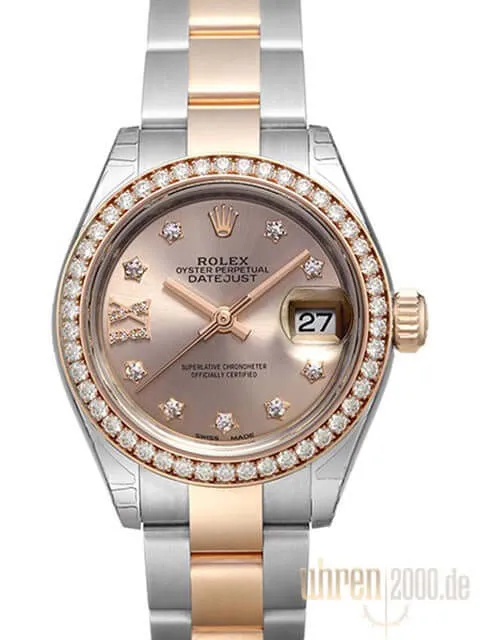 Rolex Datejust 28 279381RBR Sundust Römisch DIA Oyster-Band