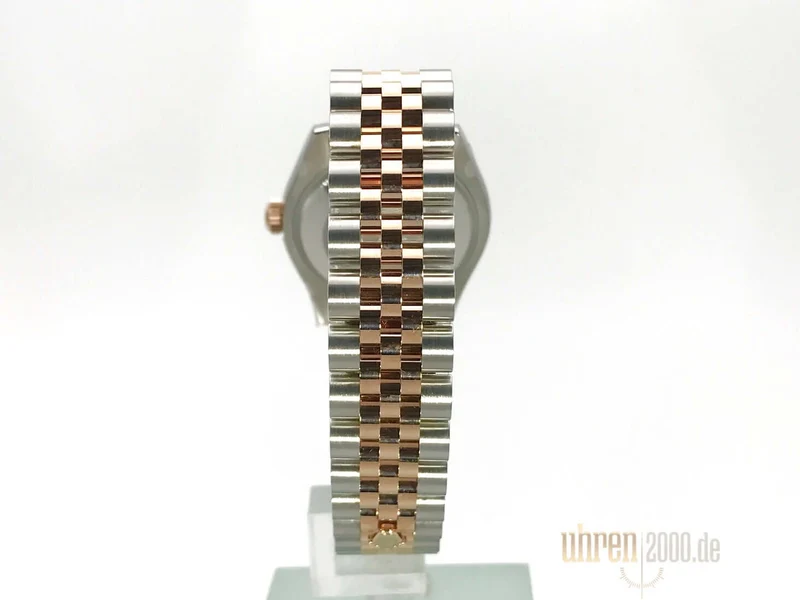 Rolex Datejust 31 Edelstahl Roségold 178271 Schwarz DIA Jubile-Band
