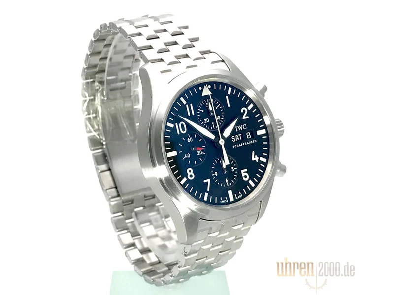 IWC Fliegeruhr Chronograph Edelstahlband IW371704 aus 2011