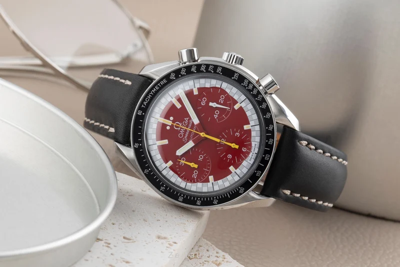 Omega Speedmaster chronograph steel automatic men's watch 3810.61.41 LP: 5700EUR [2503899]