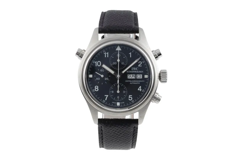 IWC Doppelchronograph chronograph steel automatic men's watch IW371319 [2503848]
