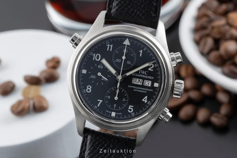 IWC Doppelchronograph chronograph steel automatic men's watch IW371319 [2503848]