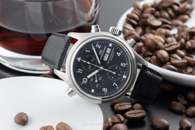 IWC Doppelchronograph chronograph steel automatic men's watch IW371319 [2503848]