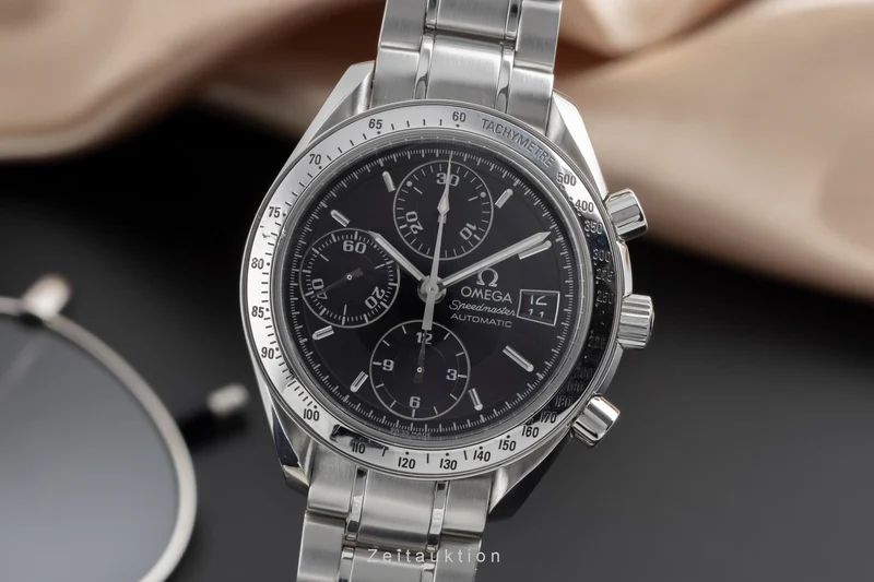 Omega Speedmaster chronograph steel automatic men's watch 3513.50.00 LP: 6100EUR [2503861]