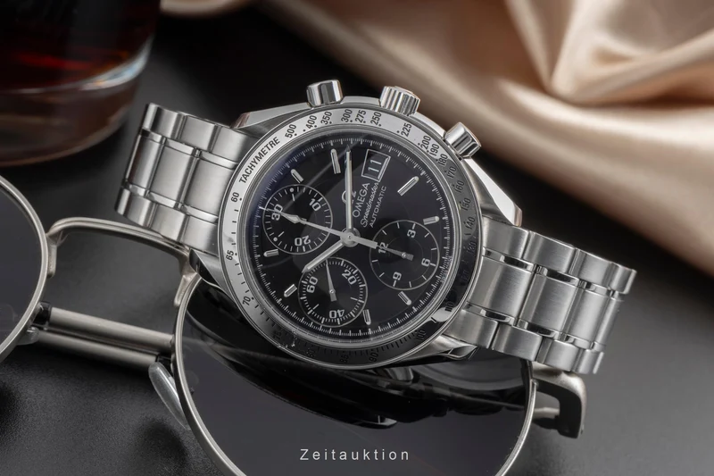 Omega Speedmaster chronograph steel automatic men's watch 3513.50.00 LP: 6100EUR [2503861]