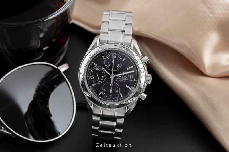 Omega Speedmaster chronograph steel automatic men's watch 3513.50.00 LP: 6100EUR [2503861]