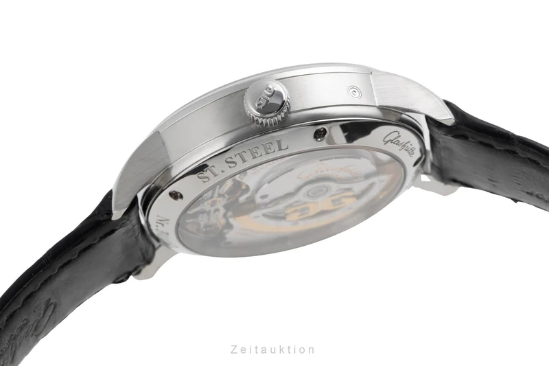 Glashütte PanoMaticLunar steel automatic men's watch 1-90-02-42-32-05 LP: 11800EUR [2504772]