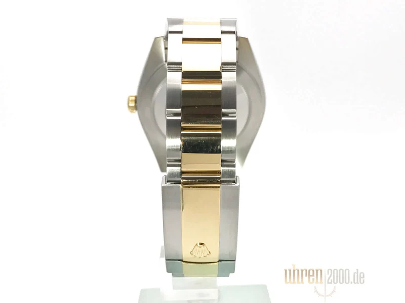 Rolex Datejust 41 Edelstahl Gelbgold 126333 Schwarz aus 2017