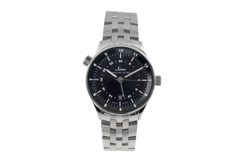Sinn Weltzeituhr steel automatic men's watch 6096.010 LP: 3220EUR [2504142]