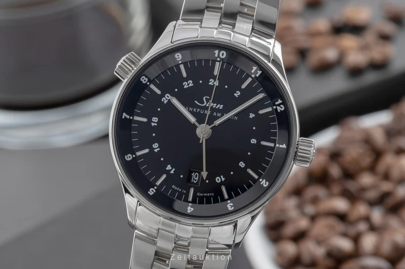 Sinn Weltzeituhr steel automatic men's watch 6096.010 LP: 3220EUR [2504142]