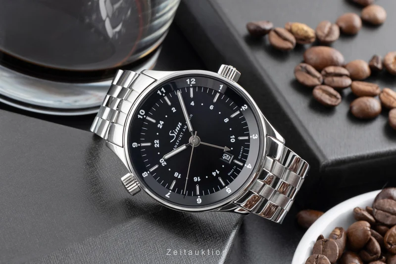 Sinn Weltzeituhr steel automatic men's watch 6096.010 LP: 3220EUR [2504142]