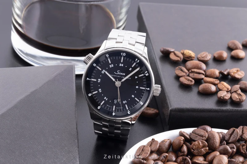 Sinn Weltzeituhr steel automatic men's watch 6096.010 LP: 3220EUR [2504142]