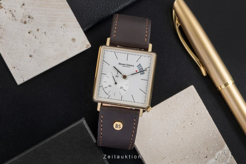 Bruno Söhnle Glashütte Rondo III Big gilt / steel quartz men's watch 17-33072-241 [2504856]