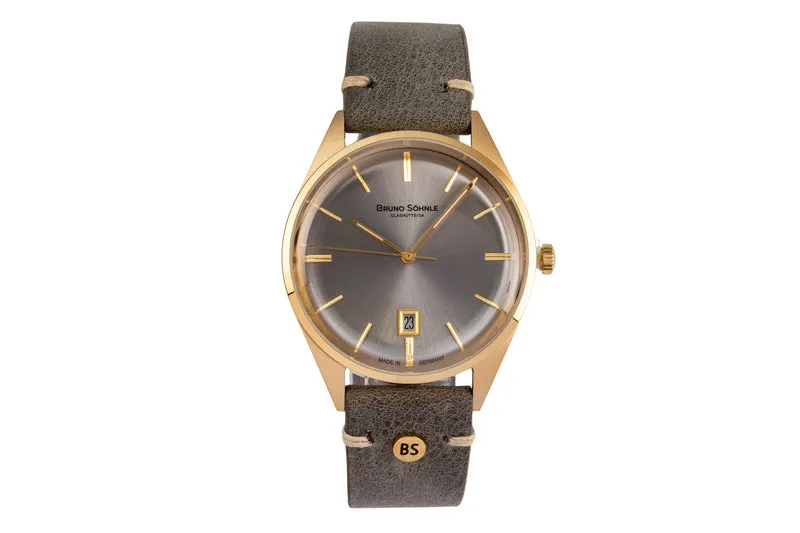 Bruno Söhnle Glashütte Merano gilt / steel quartz men's watch 17-33232-241 [2504854]