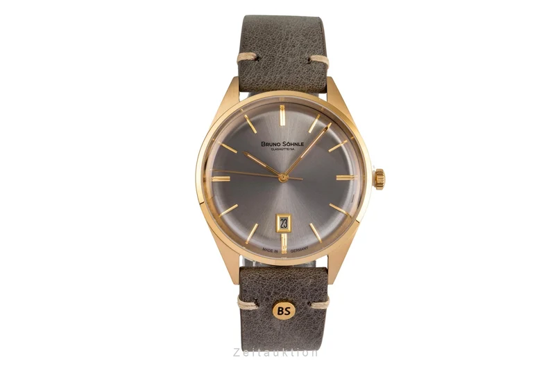 Bruno Söhnle Glashütte Merano gilt / steel quartz men's watch 17-33232-241 [2504854]
