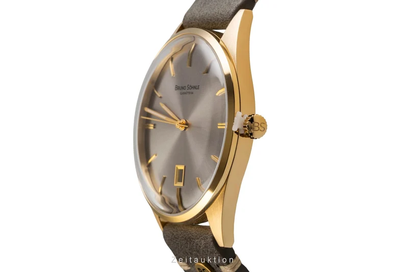 Bruno Söhnle Glashütte Merano gilt / steel quartz men's watch 17-33232-241 [2504854]