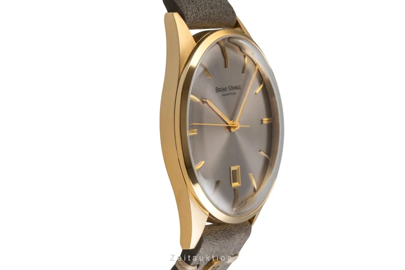 Bruno Söhnle Glashütte Merano gilt / steel quartz men's watch 17-33232-241 [2504854]