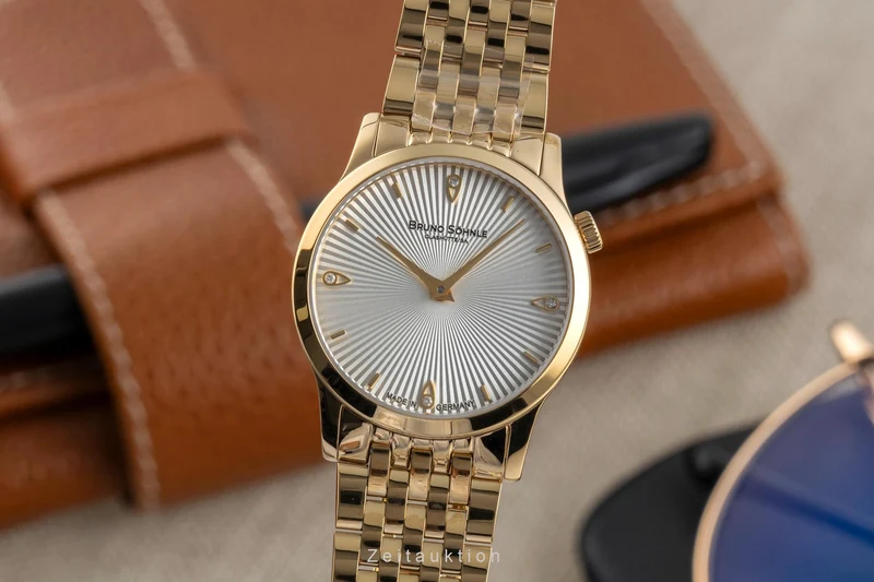 Bruno Söhnle Glashütte Bologna IV gilt / steel quartz women's watch 17-33231-240 [2504853]